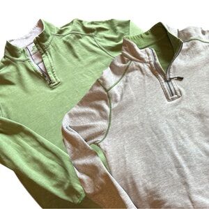 Tommy Bahama Reversible Quarter Zip Sweater